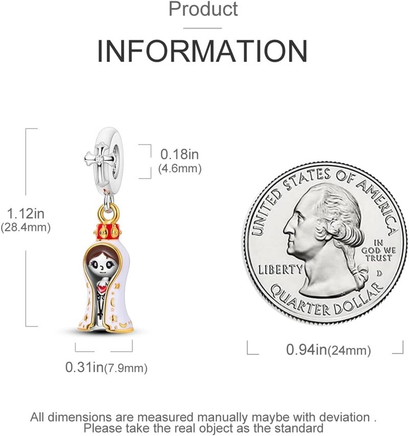 Hapour Store 925 Sterling Silver Charms for Bracelets Necklace European Jewelry Pendant Beads Charm for Women Mom - Image 3